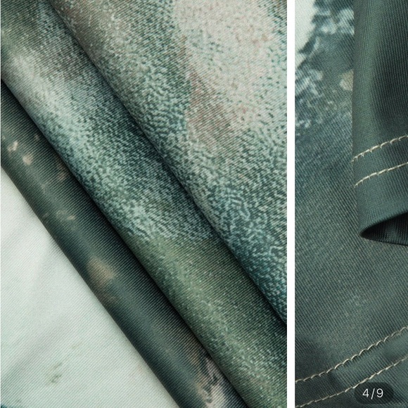 Watercolor Print Midi Skirt - Picture 4 of 4